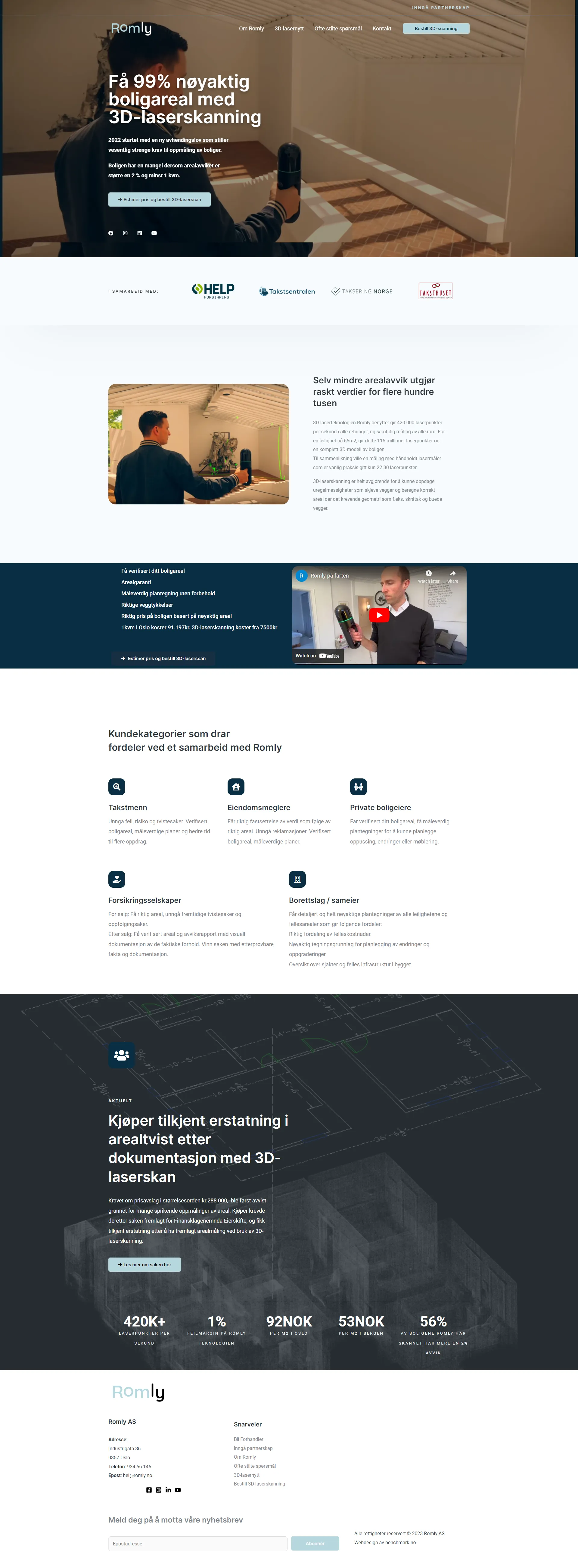 Romly homepage